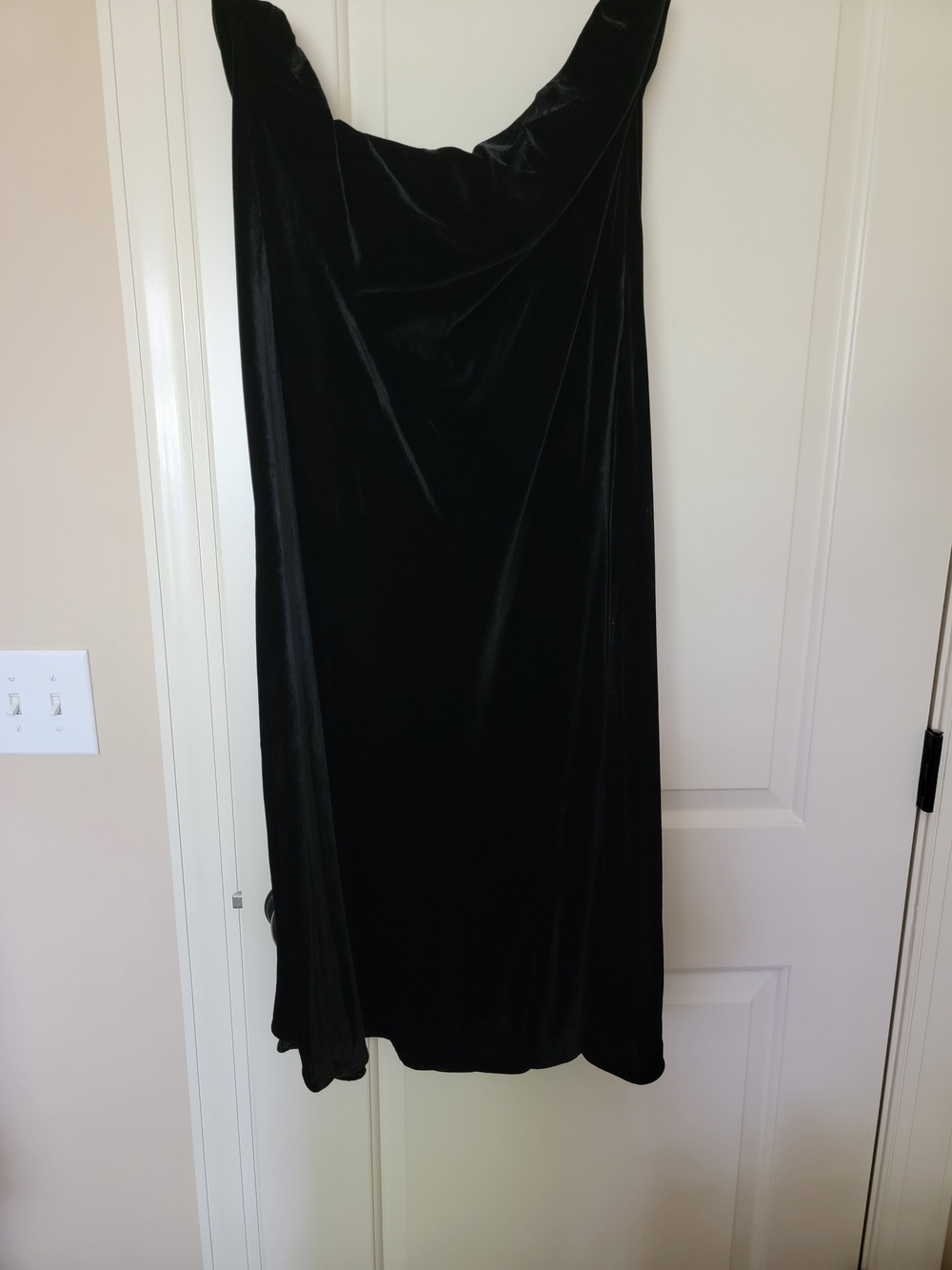 Classic Black Velvet Maxi Skirt Banana Republic XXL BNWT $160